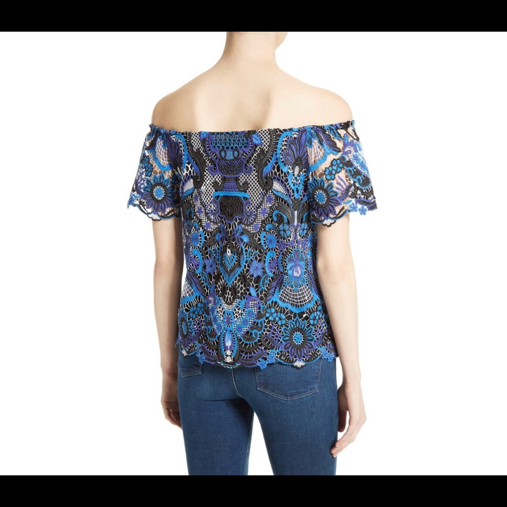Alice + Olivia off the shoulder top